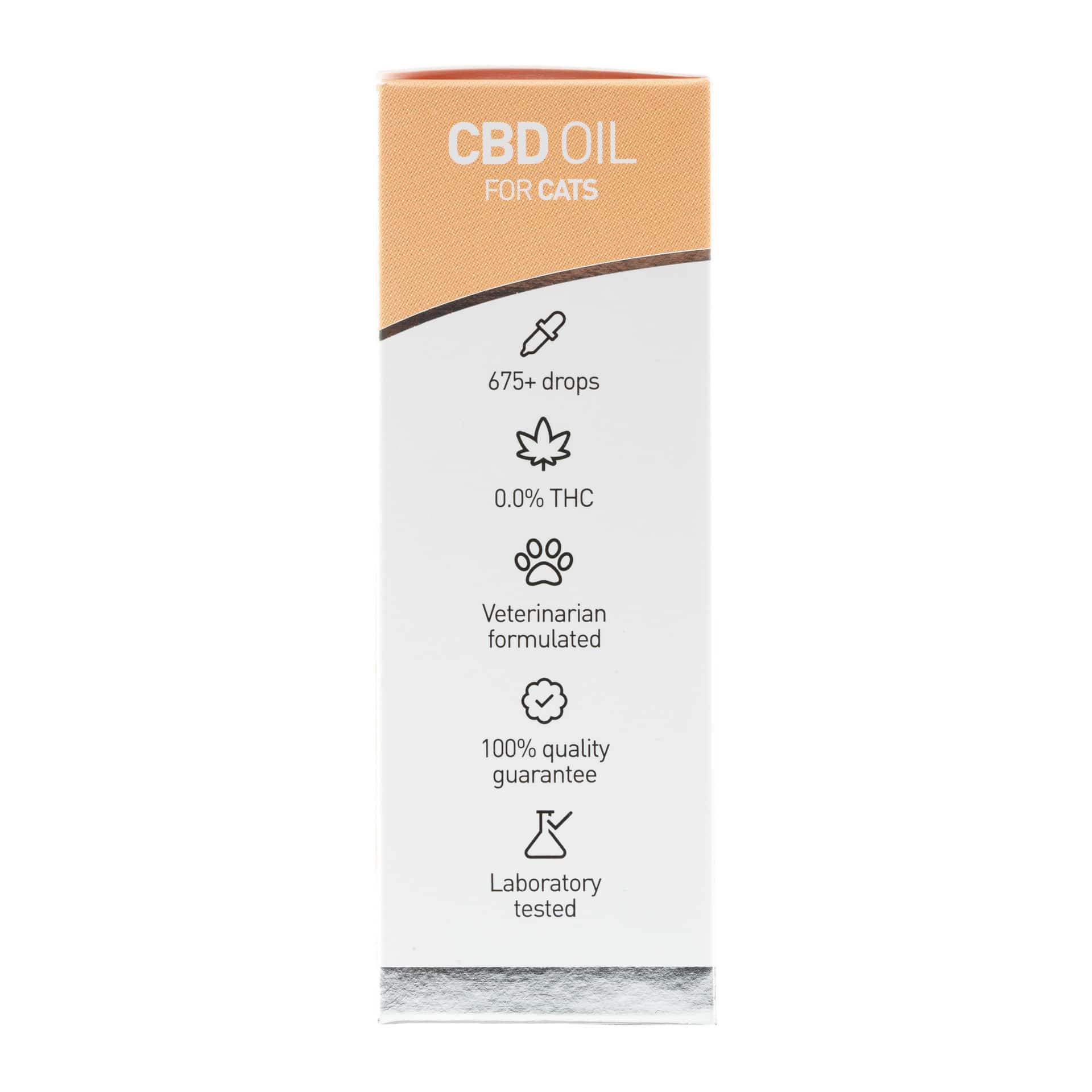 A Renova - CBD oil 2,5% for cats (30ml) tube on a white background.