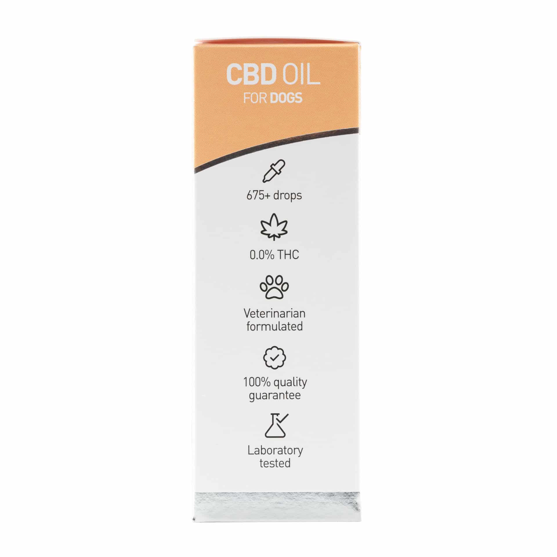 A Renova - CBD oil 2,5% for dogs (30ml) tube on a white background.