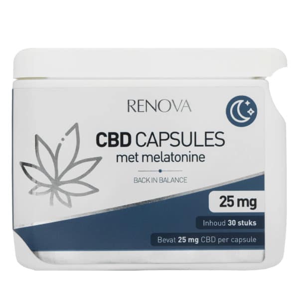 Renova CBD capsules 2.5% (10mg).