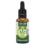 A Jacob Hooy CBD Oil 10% (30ml) bottle on a white background.