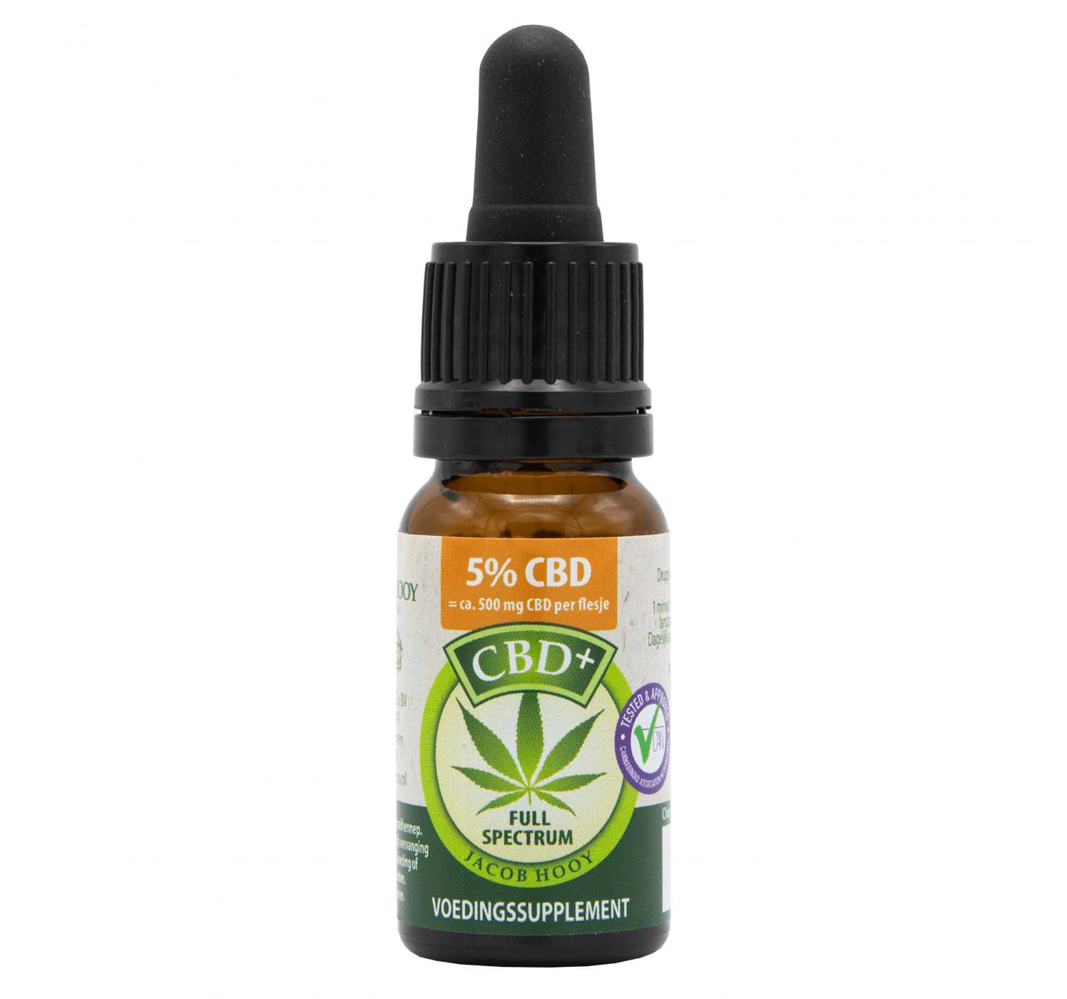 A Jacob Hooy CBD Oil 10% (30ml) bottle on a white background.