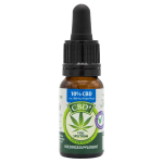 A bottle of Jacob Hooy CBD Oil 10% (30ml) on a white background.