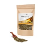 Bird food with CBD from cannabis plant