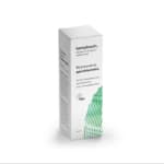 A white box with green lines on it containing Hemptouch balancing face cream with CBD (50 ml/50 mg).